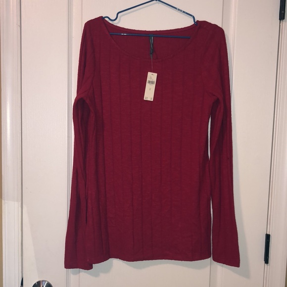 NWT Anthropologie Ribbed Side Slit Tunic - M - Picture 3 of 11